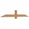 Ekena Millwork Eugene Smooth Timber Gable Bracket, Western Red Cedar, 60"W x 10"H x 1 1/2"D x 3 1/2"F, 4/12 Pitch GBW060X10X0204EUG00SWR - alternate 4